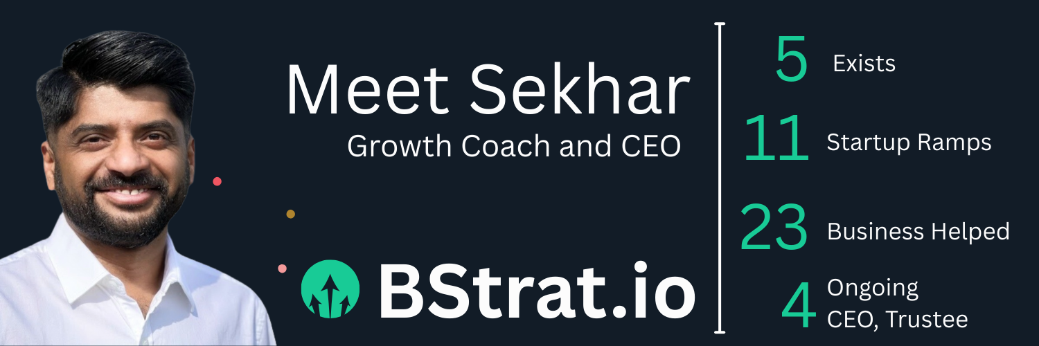 Meet Sekhar/ team - Discuss how BStrat can support your goals. Cover Image